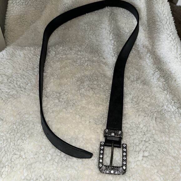 RELIC Woman’s Black with Rhinestones *Bling* Belt Plus Size 1x ~MISC BOX - Picture 4 of 10
